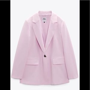 Zara longline straight blazer
